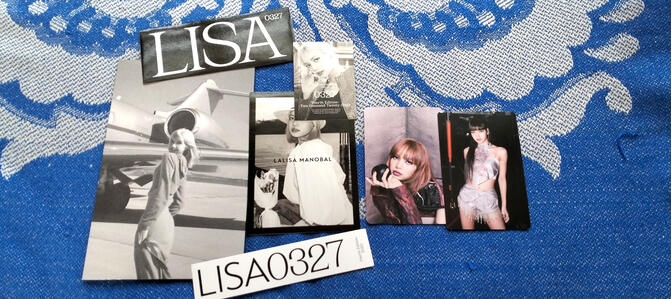 Envelope and sticker set from Lisa's 0327 Photobook Vol. 4 (separately bought; didn't get the book) + other photocards