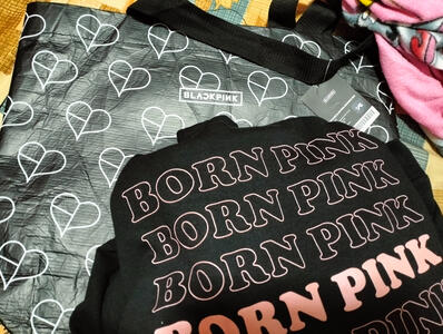 Born Pink World Tour (PH leg) merch: hoodie + tote bag