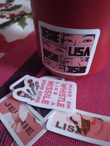 Tumbler stickers (locally made; bought it from a random art shop)
